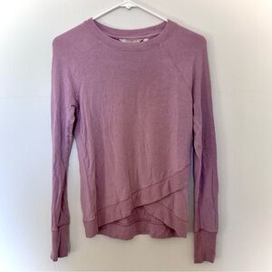 Athleta Mauve Long Sleeve Top – XXS